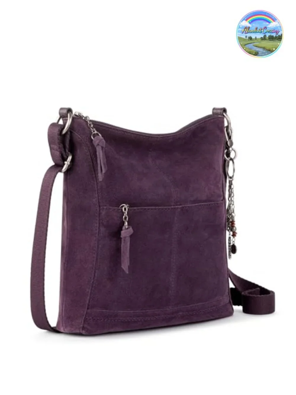 Leather Crossbody Purse with Adjustable Strap, Multi Pockets